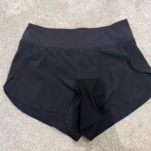 Athleta Run With It 3.5” Black Athletic Shorts